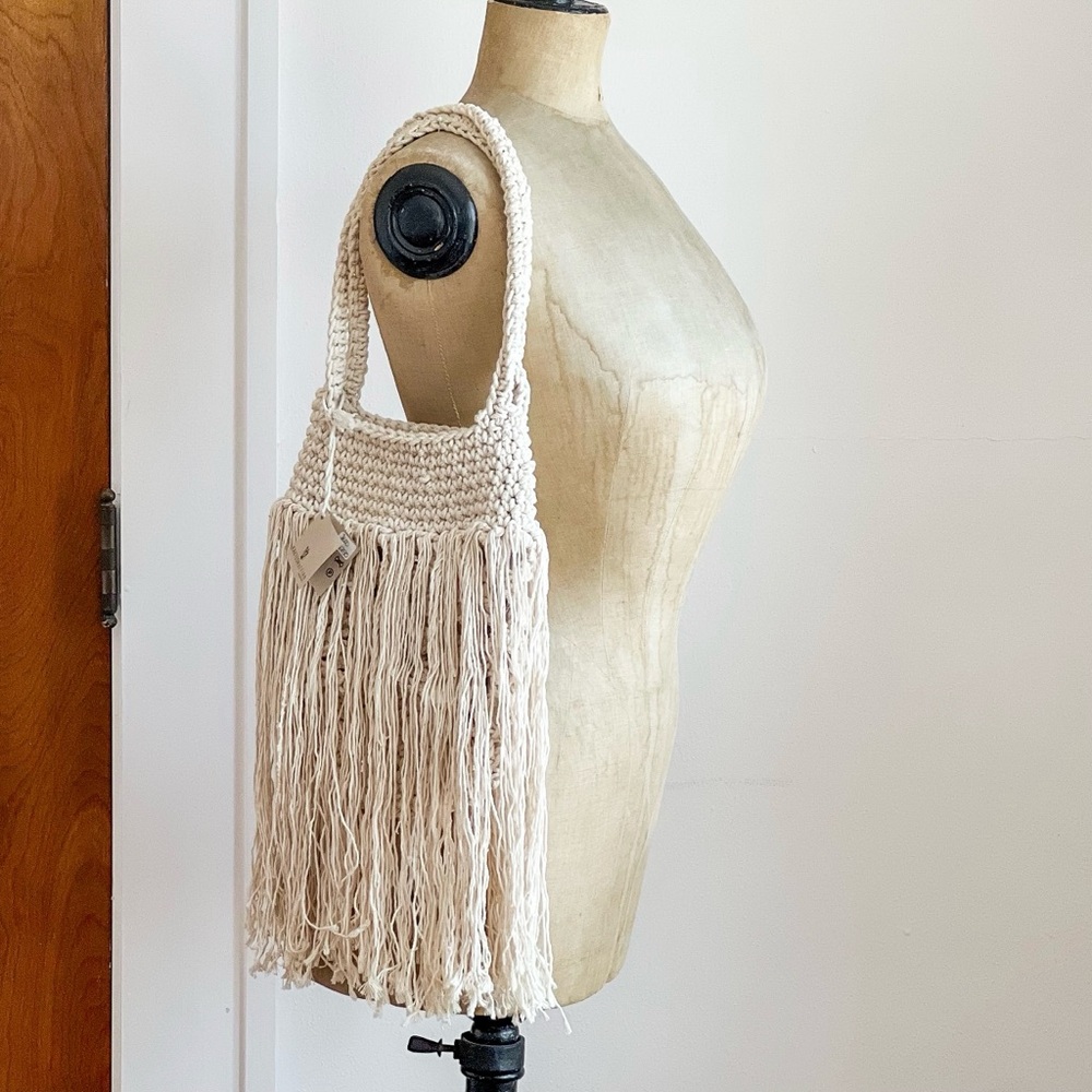 Kaktusmaffian Crochet Purse with Fringe